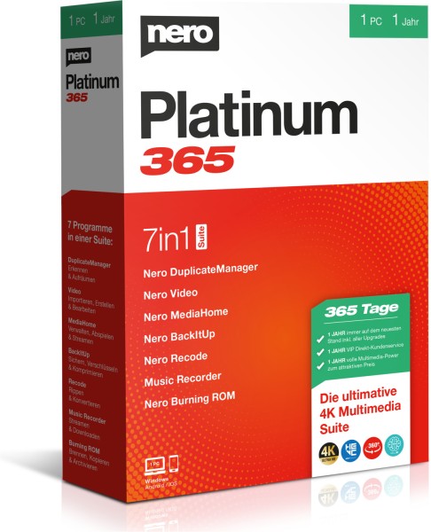 Nero Platinum 365 | dla Windows